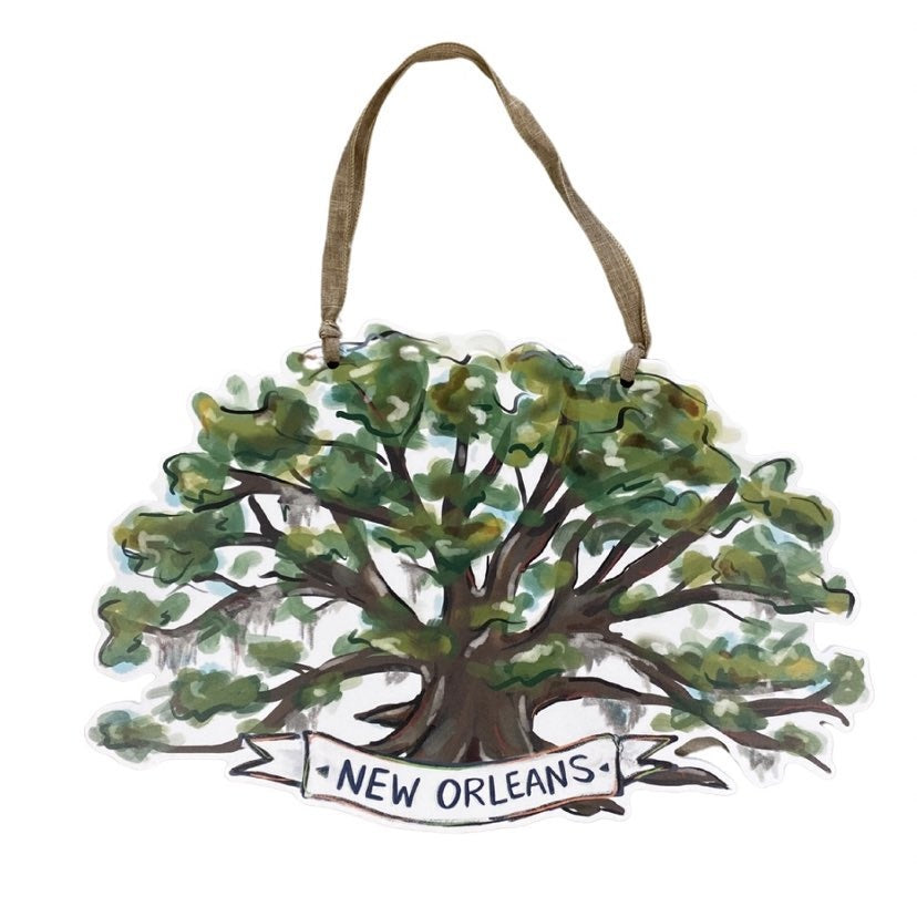 City Park Oak Tree Door Hanger