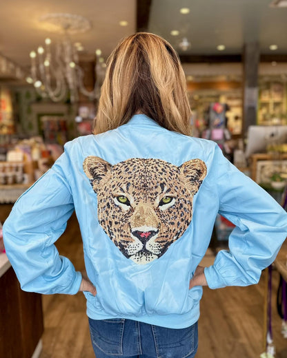 Jaguar Sequin Bomber Jacket