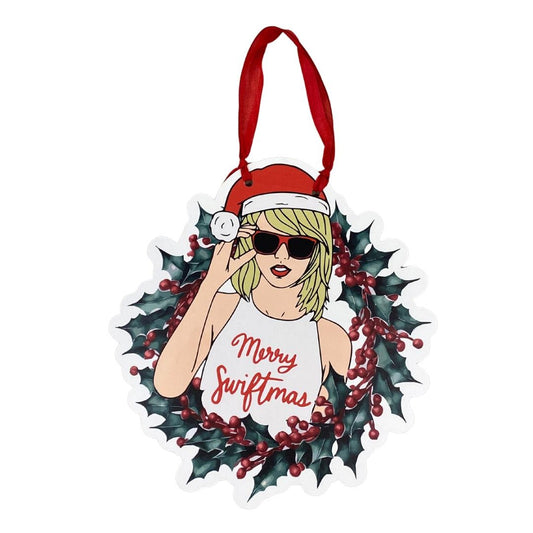 Merry Swiftmas Door Hanger