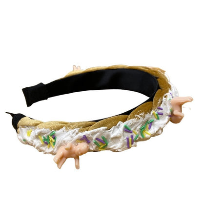 Iced King Cake Headband