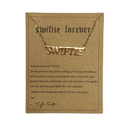 Swiftie Necklace, Gold