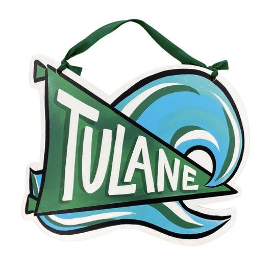 Tulane Door Hanger