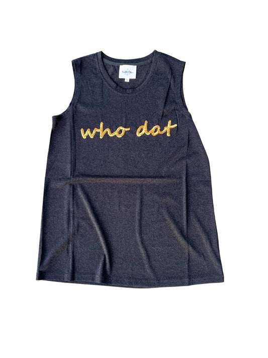 Who Dat Script Tank Top