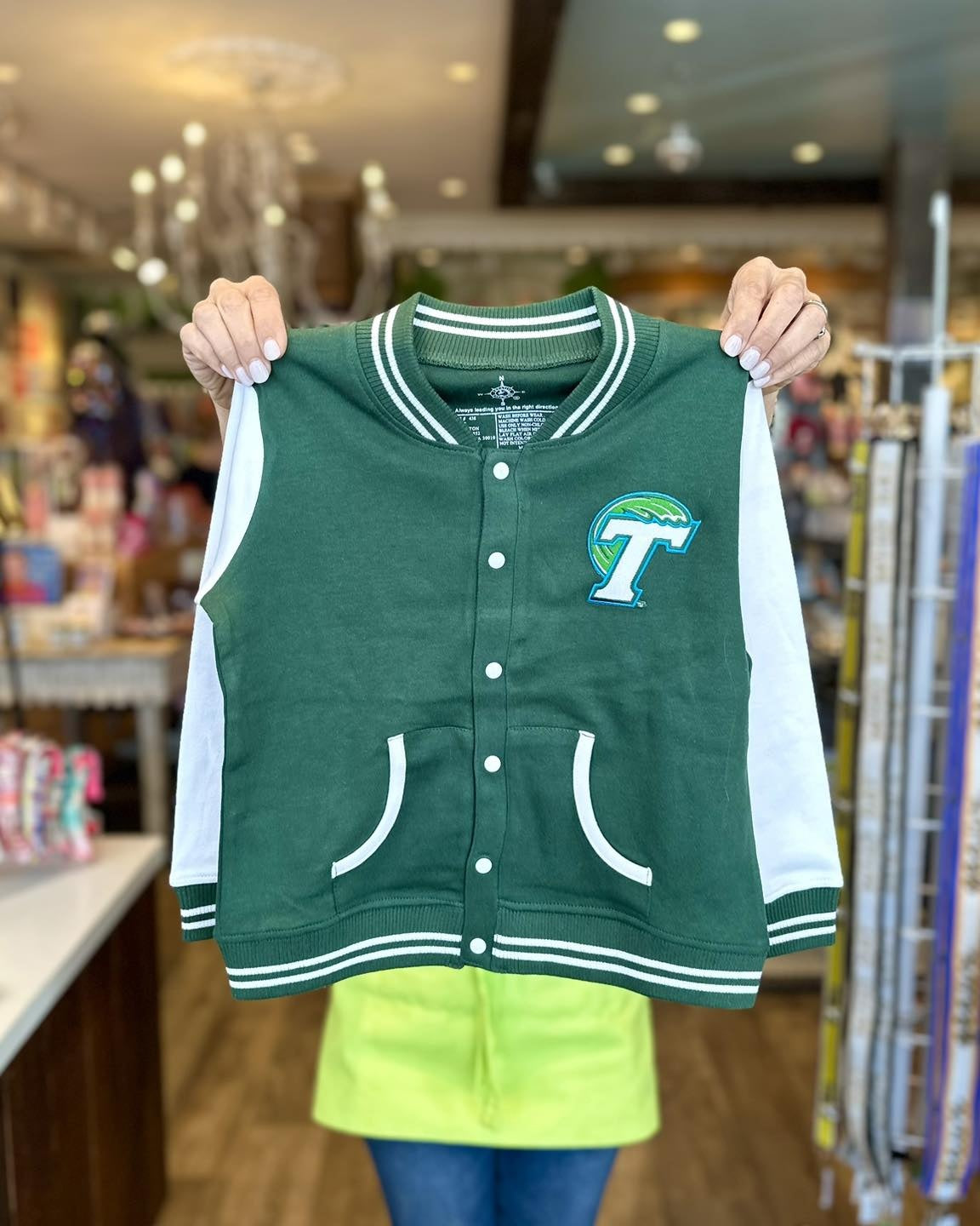 Kids Varsity Jacket, Tulane