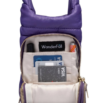 Crossbody Hydrobag, Deep Violet Matte