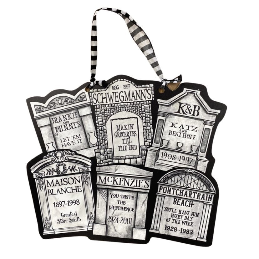 Ain't Dere Cemetery Door Hanger