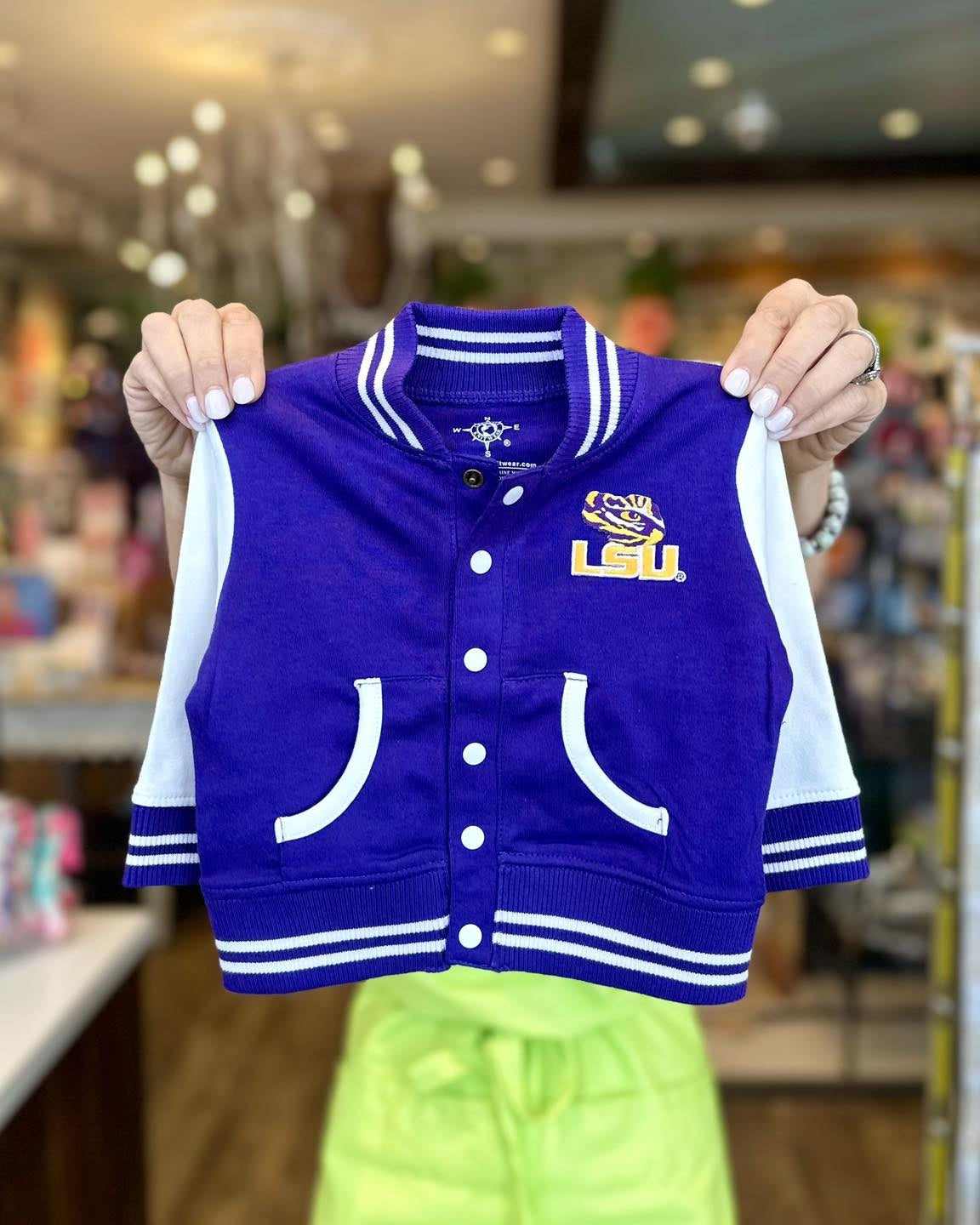 Kids Varsity Jacket, LSU