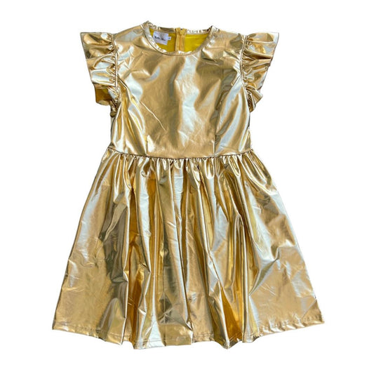 Gold Metallic Dress, Kids