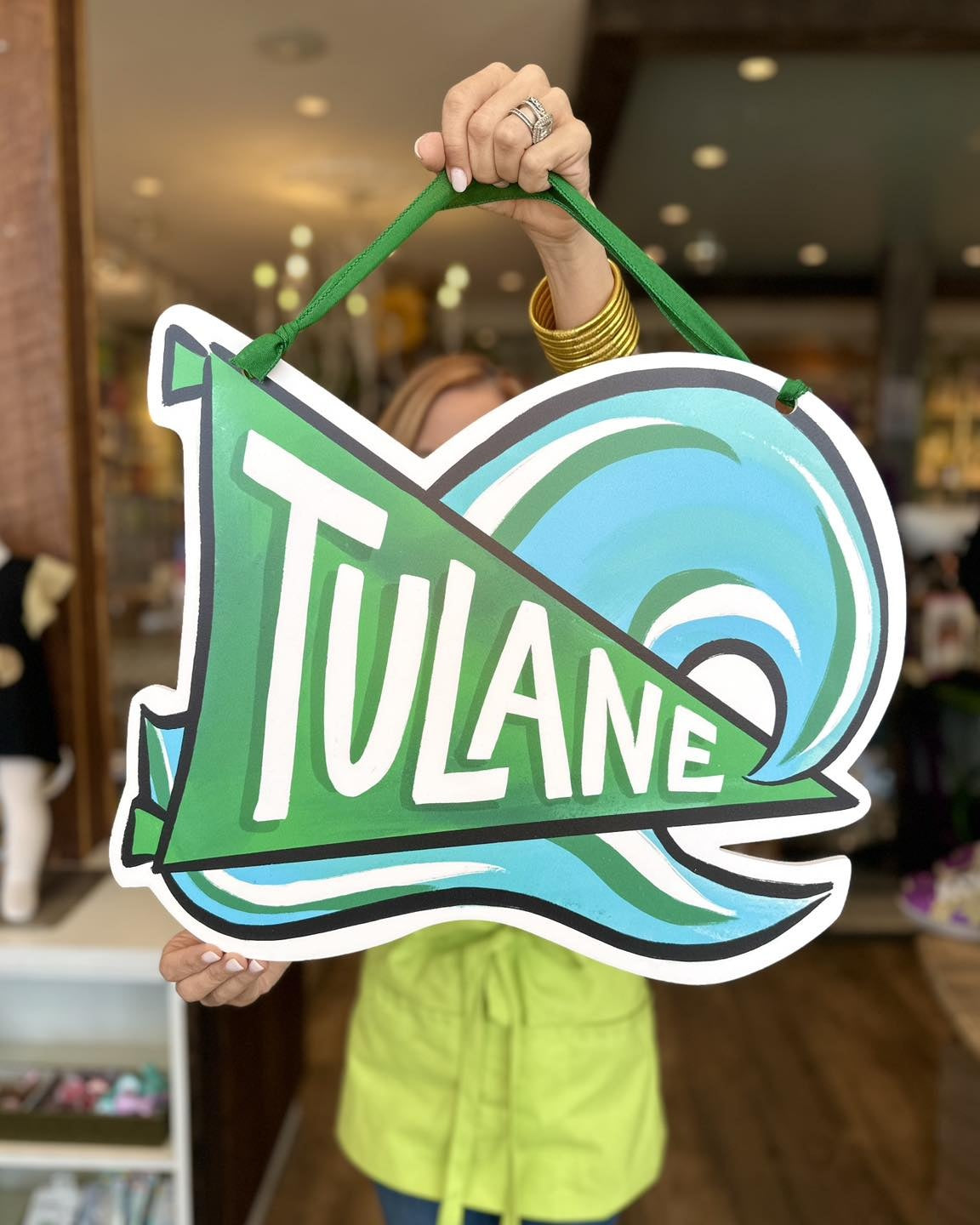 Tulane Door Hanger