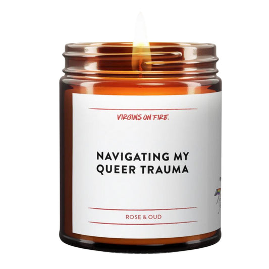 Navigating my Queer Trauma Candle