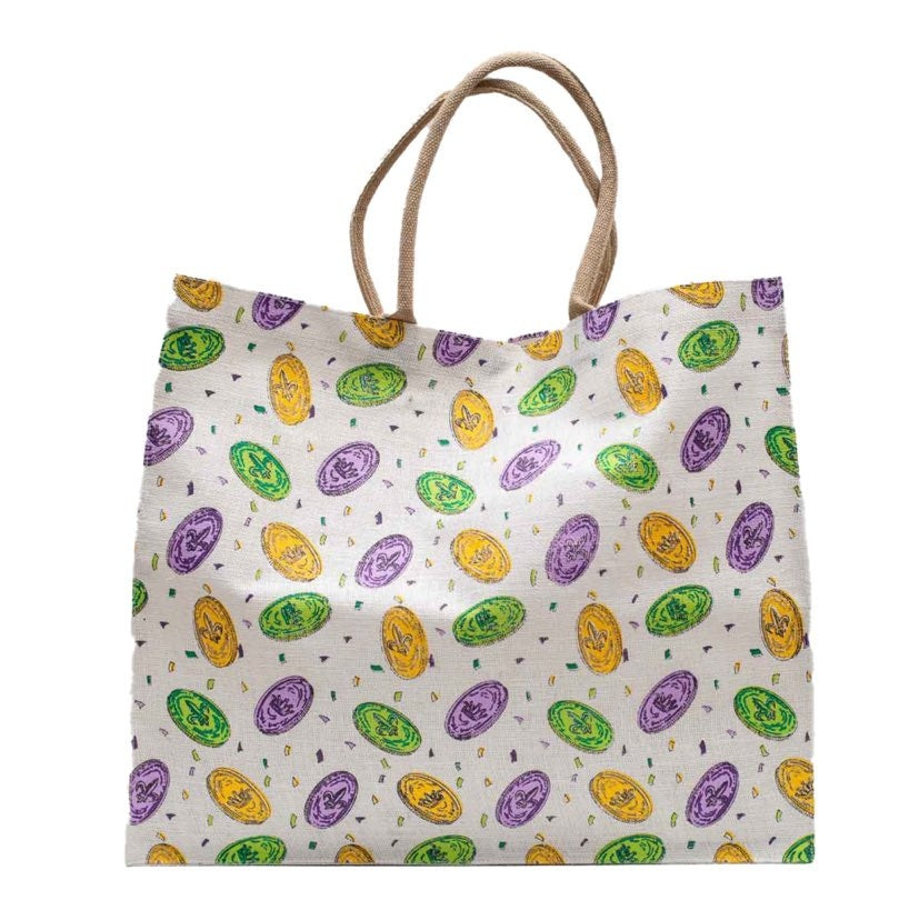 Mardi Gras Doubloon Carry All Tote