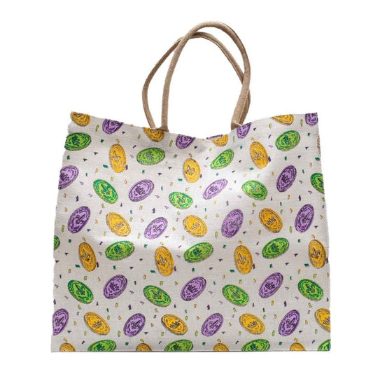 Mardi Gras Doubloon Carry All Tote