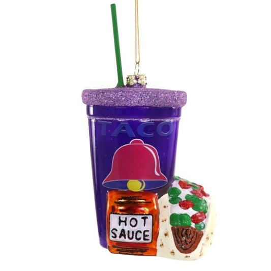 Fast Food Taco Ornament