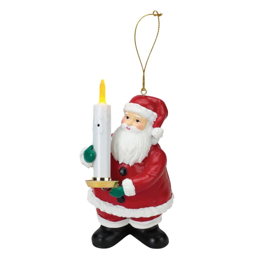 Goodnight Lights Santa Ornament