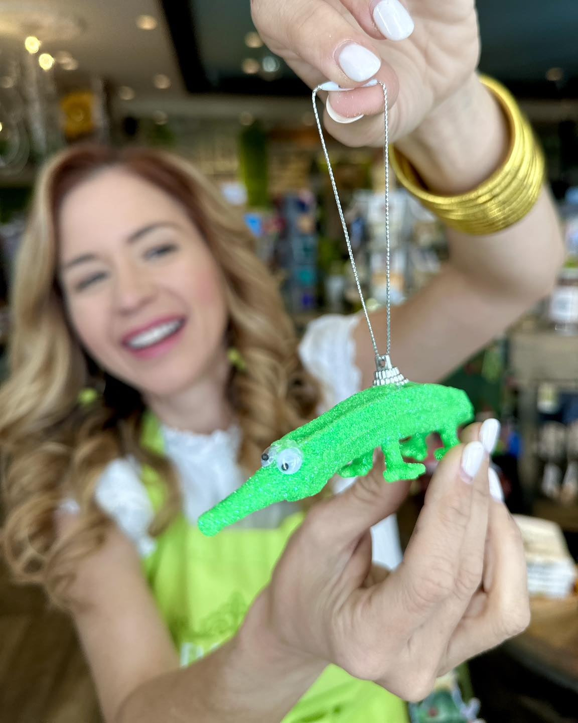 Okra Gator Ornament