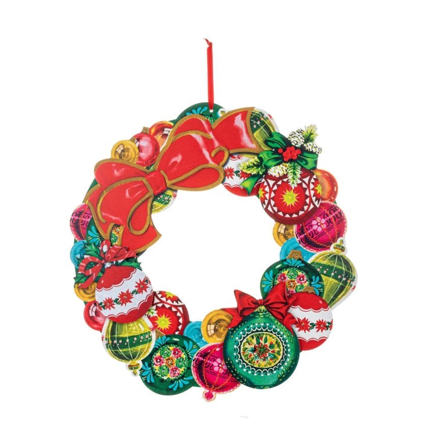 Vintage Ornaments Wreath