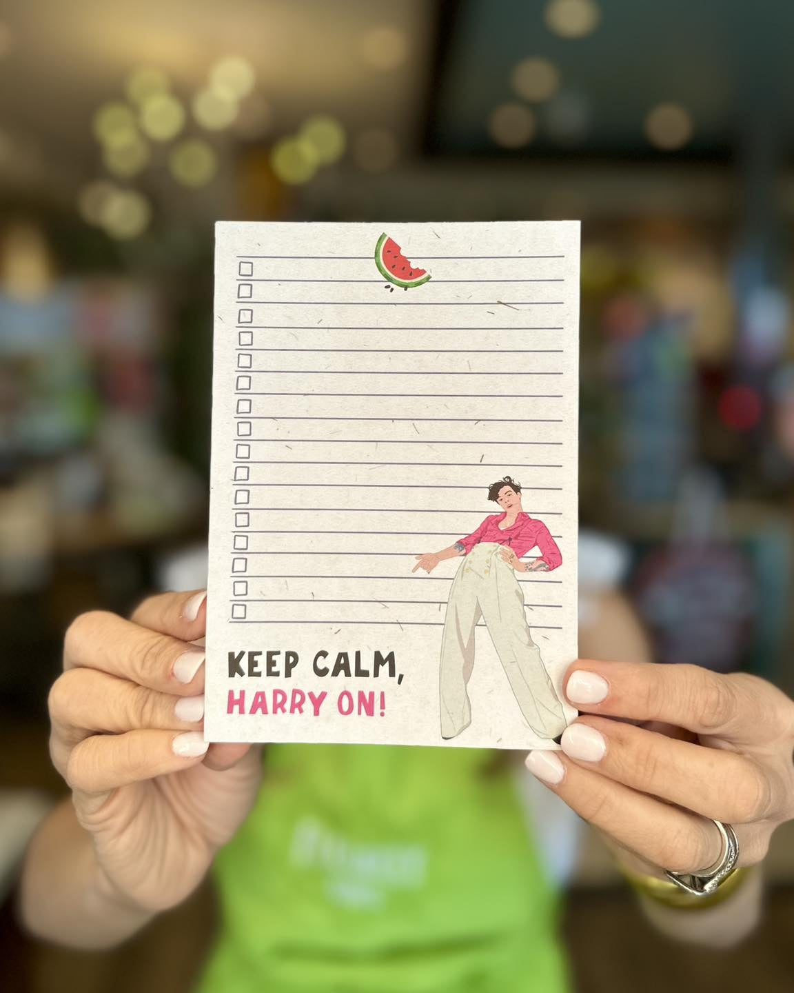 Keep Calm, Harry On Notepad