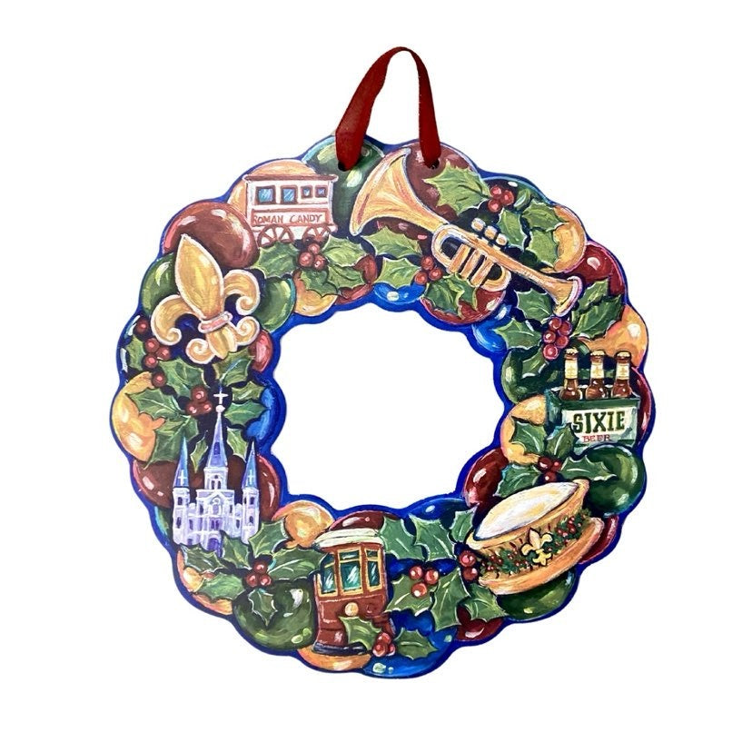 Sixie Wreath Door Hanger