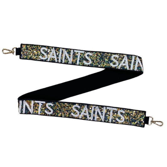 Saints Confetti Sequin Strap