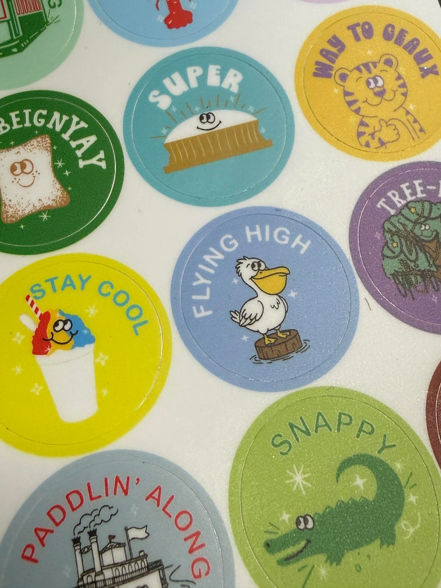 Fleurty Girl Retro Icon Sticker Sheet