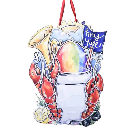 Southern Summertime Door Hanger