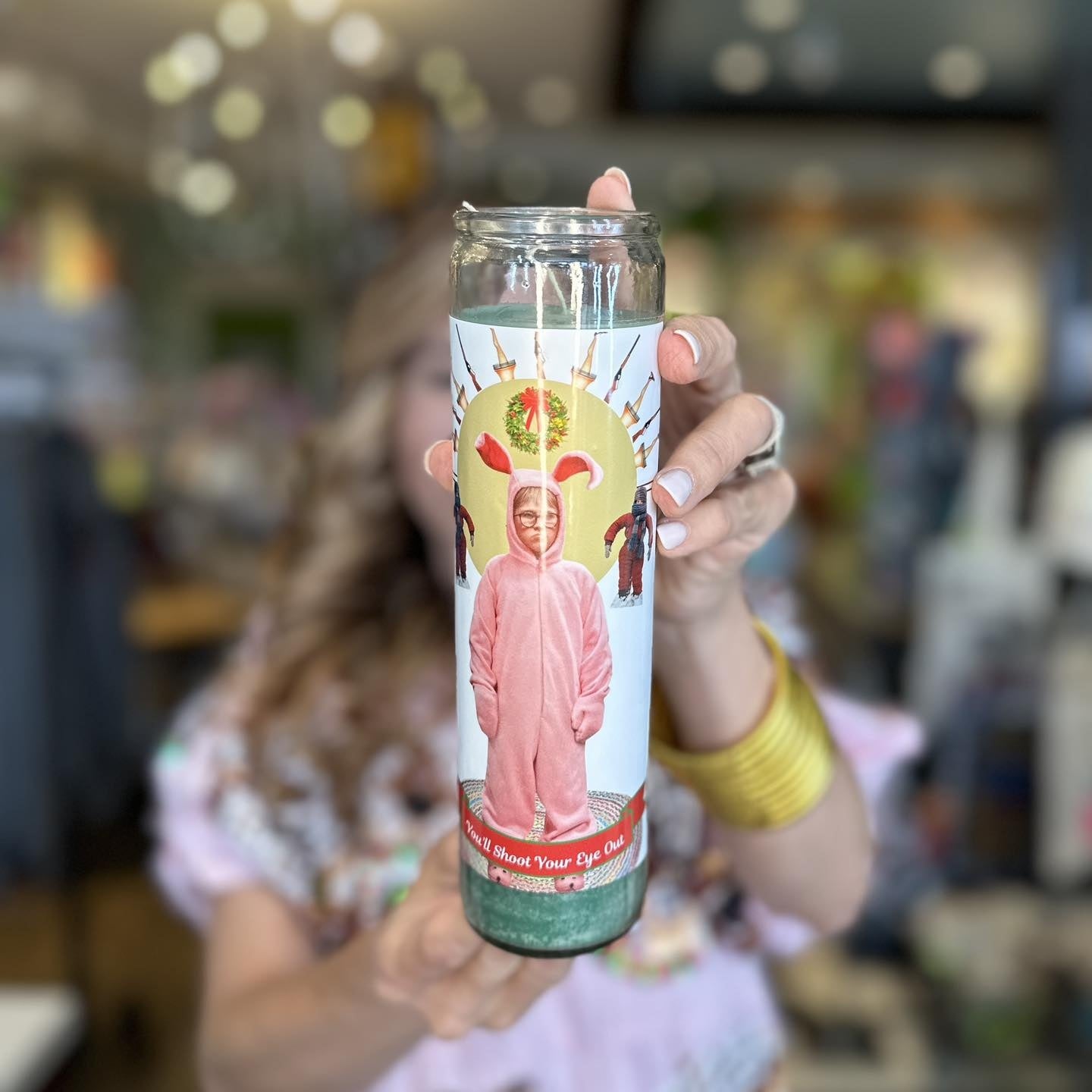 You'll Shoot Your Eye Out Prayer Candle