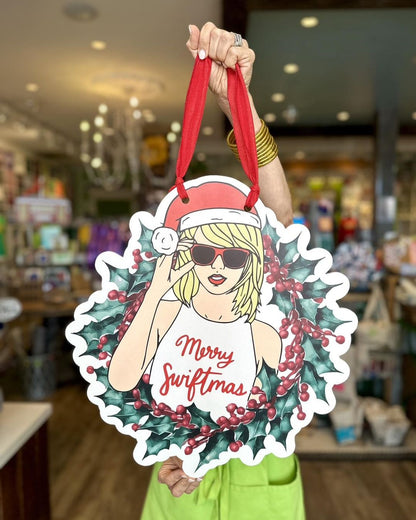 Merry Swiftmas Door Hanger