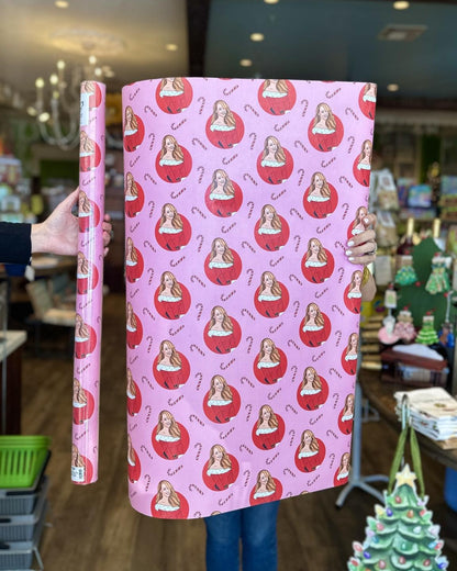 Santa Baby Mariah Wrapping Paper