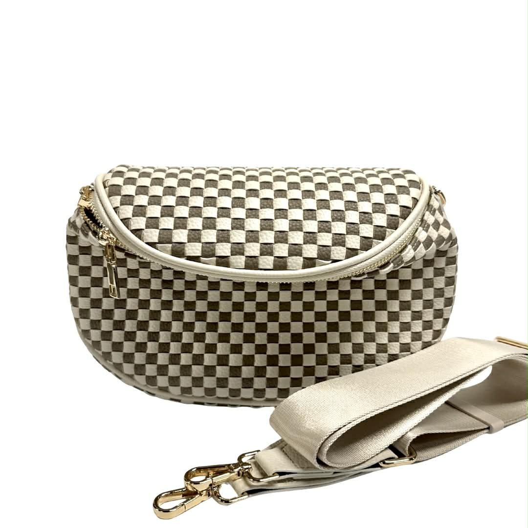 Oversized Woven Fanny Pack