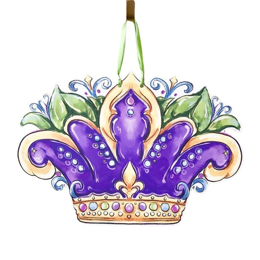 Carnival Queen Crown Door Hanger