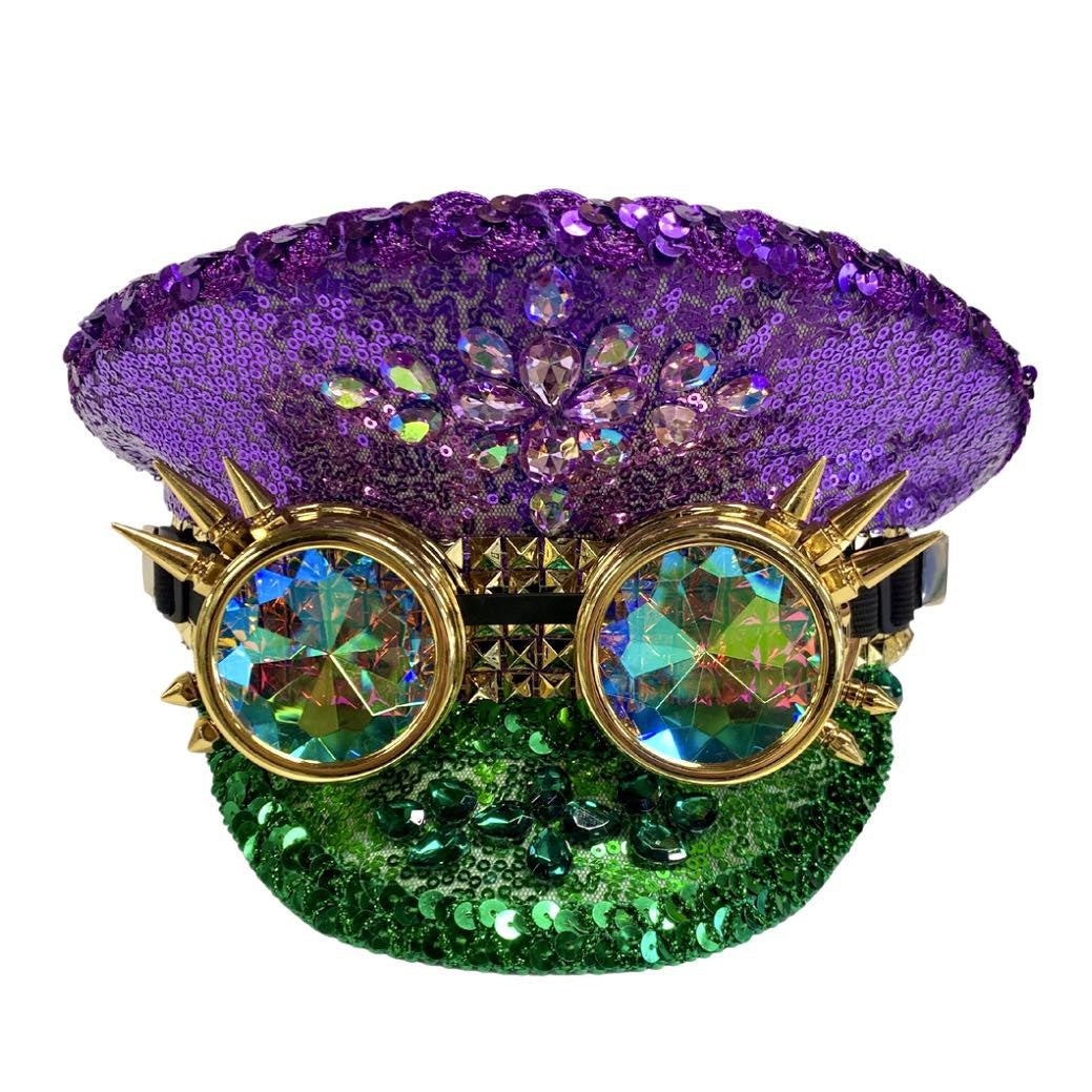 Mardi Gras Captains Hat, Goggles