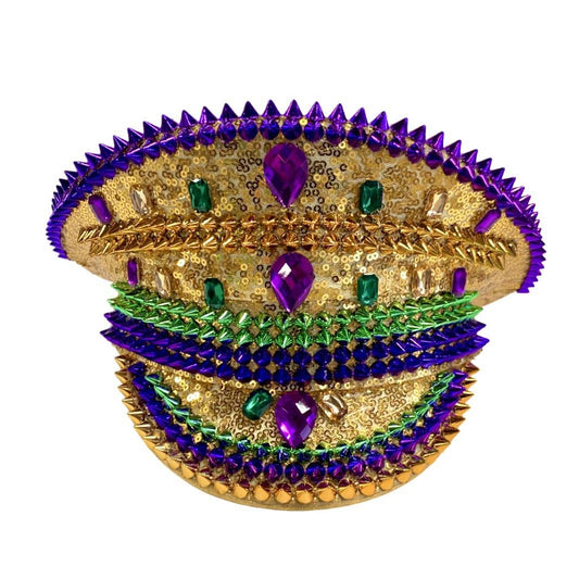 Mardi Gras Captains Hat, Spikes