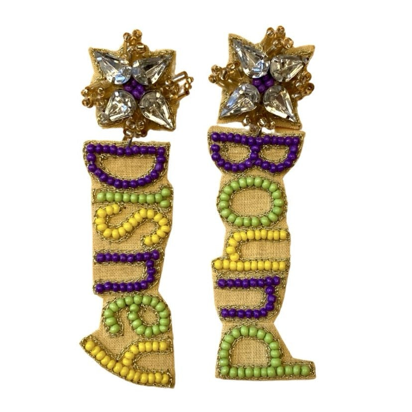 Mardi Gras Disney Bound Earrings