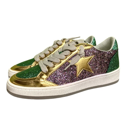 Mardi Gras Star Sparkle Shoes