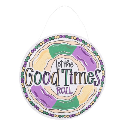 Good Times Roll/Good Times Boil Door Hanger