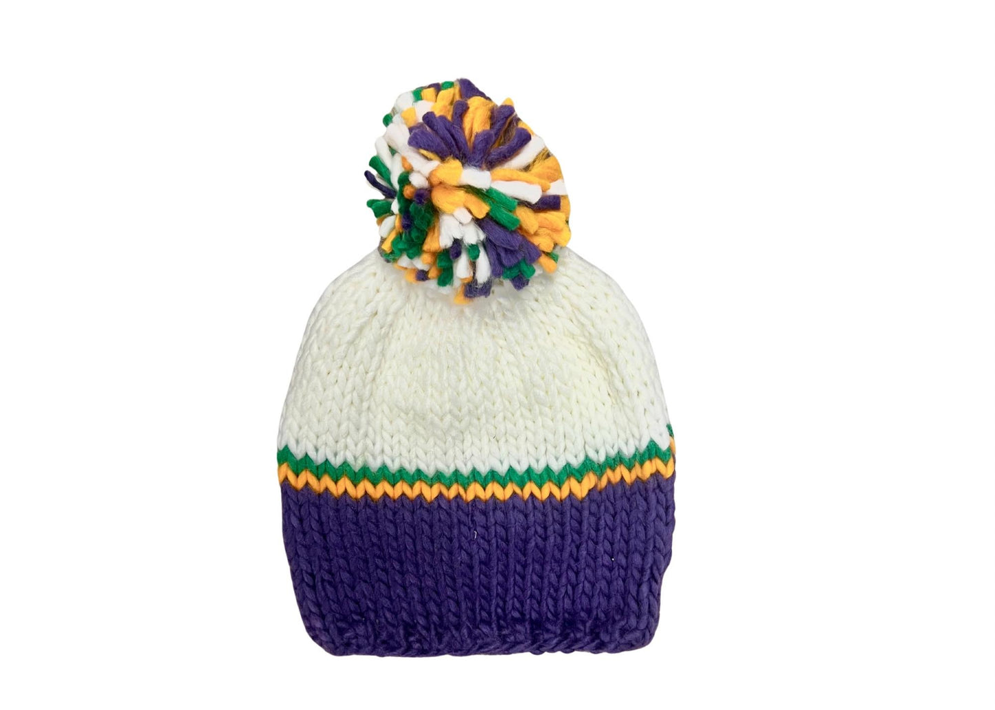 Mardi Gras Knit Beanie