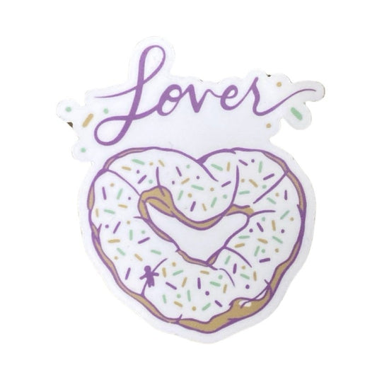 King Cake Lover Sticker