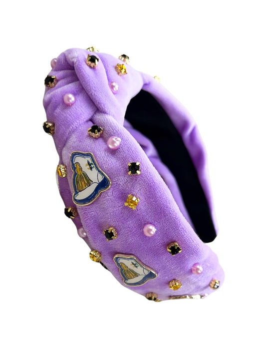 Purple Majorette Boot Headband