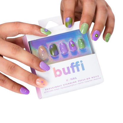 Mardi Gras Press on Nail Kit