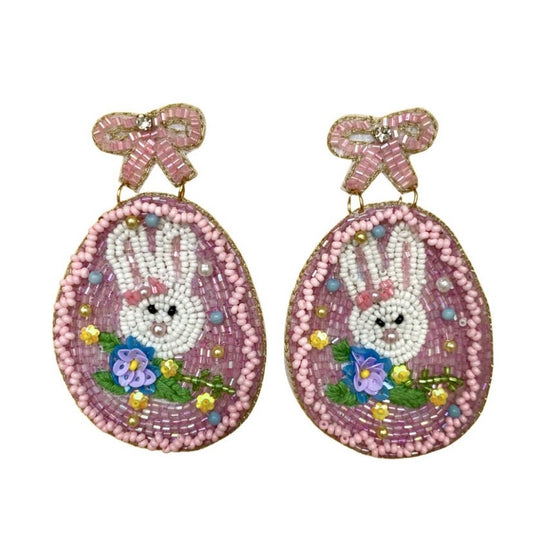 Sugar Egg Bunny Earrings