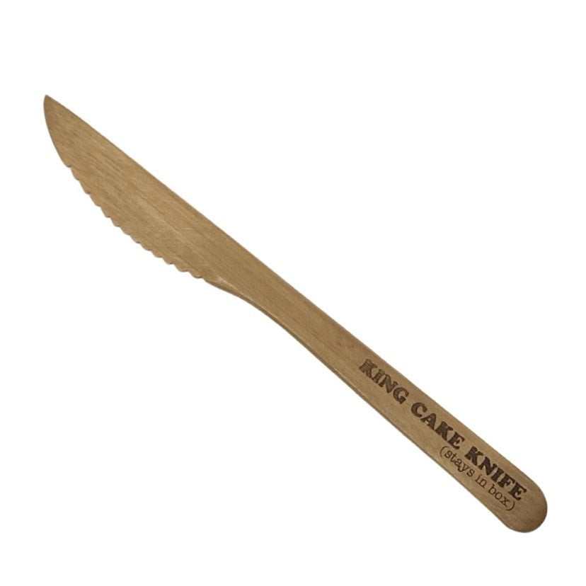 Wooden King Cake Knife