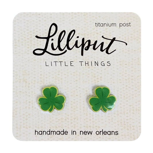 Shamrock Stud Earrings