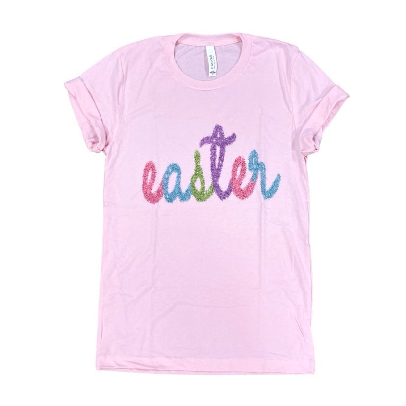 Tinsel Print Easter Tee