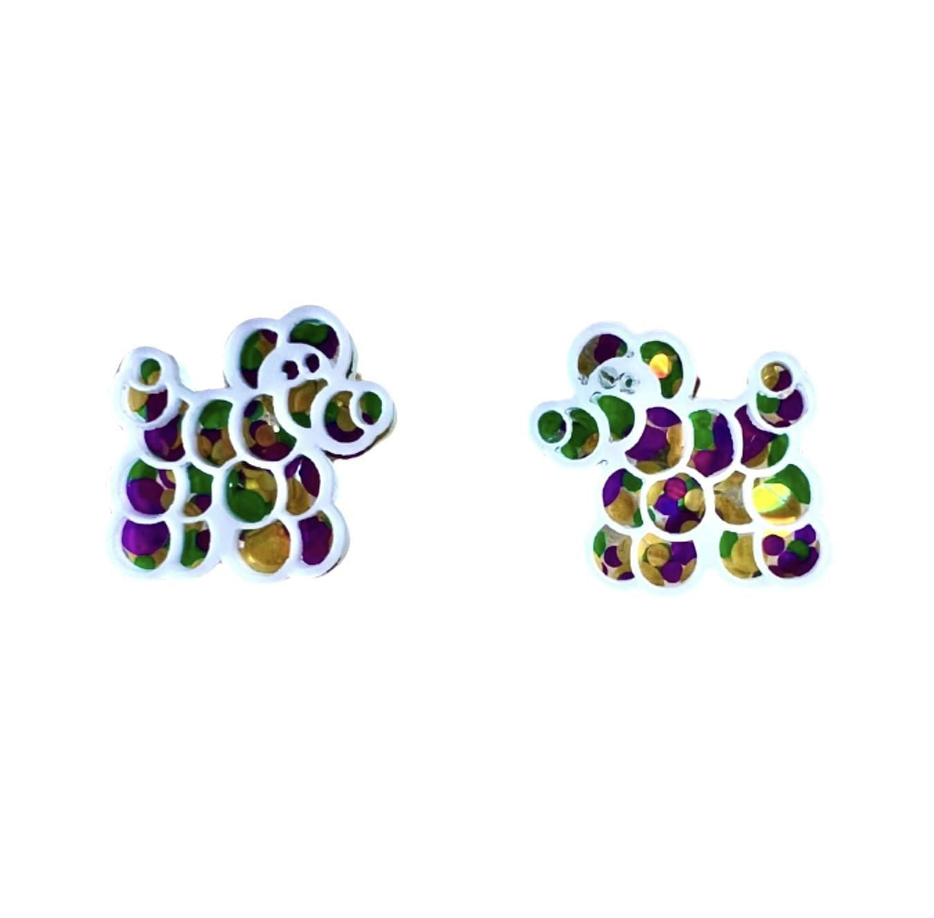 Bead Dog Acrylic Stud Earrings