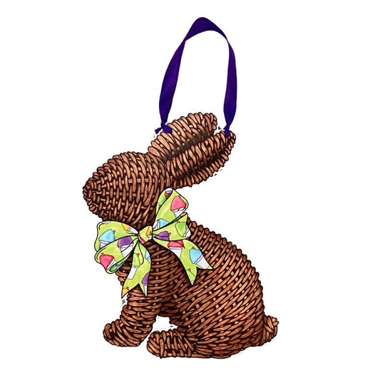 Woven Bunny Door Hanger