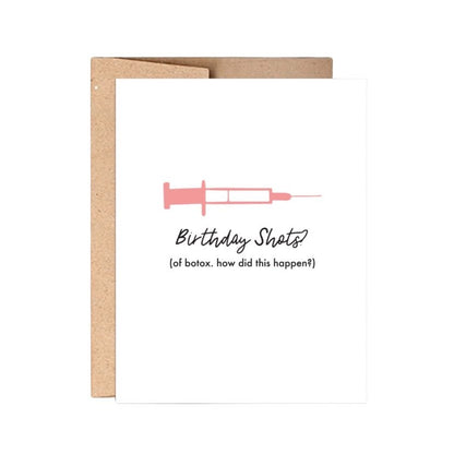 Birthday Shots Card