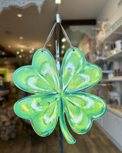 Four Leaf Clover Door Hanger