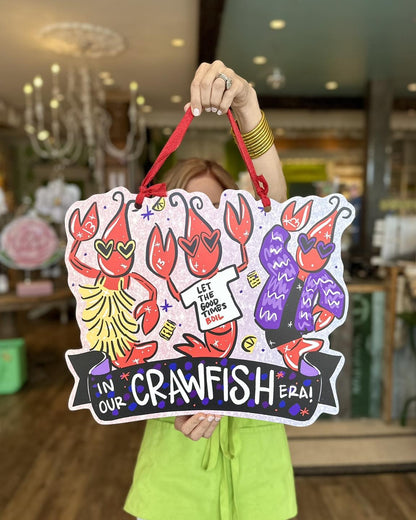 In Our Crawfish Era Door Hanger