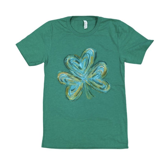 Watercolor Shamrock Tee