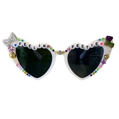 Feelin Festie Bedazzled Sunglasses